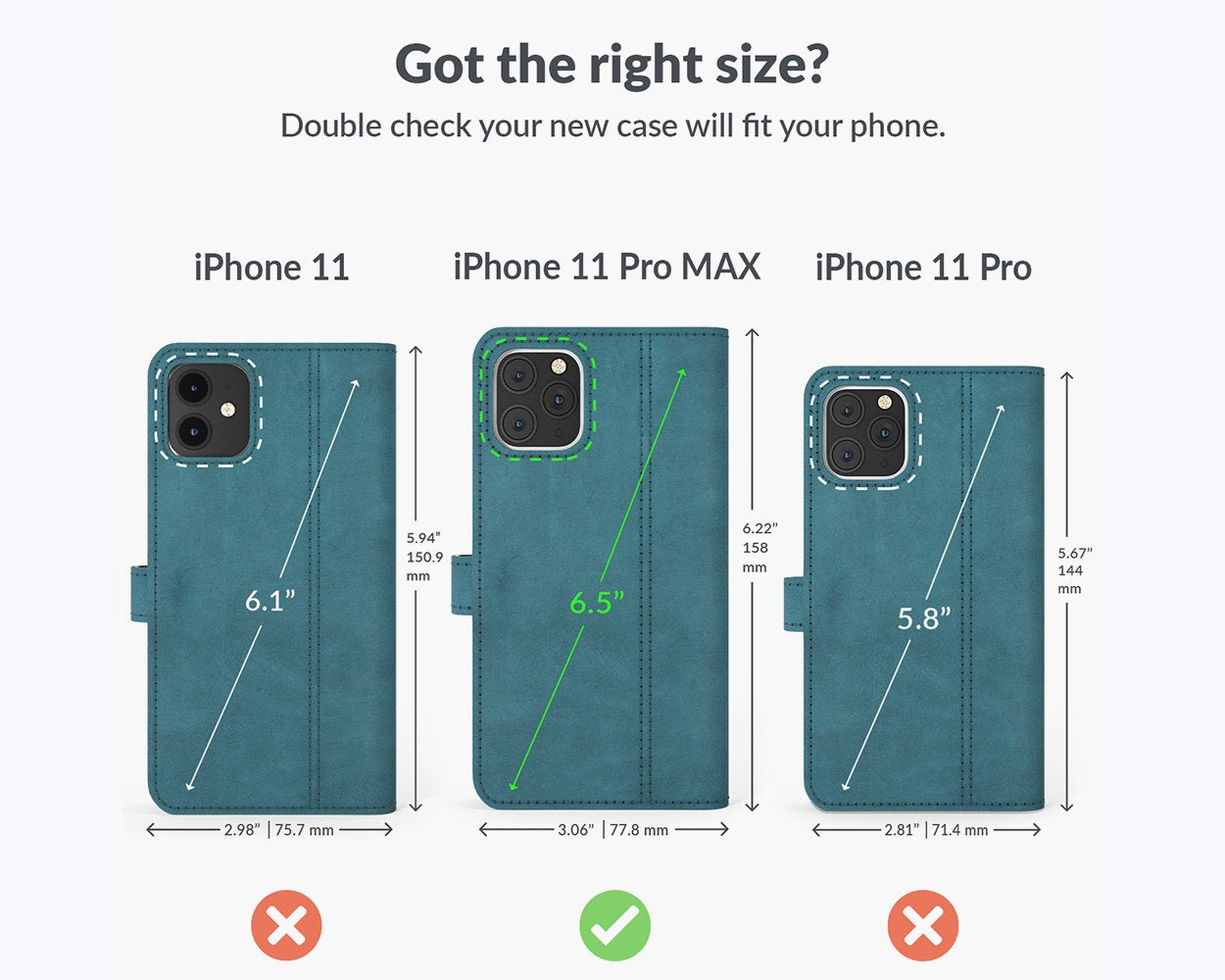 Vintage Lederhülle - Apple iPhone 11 Pro Max