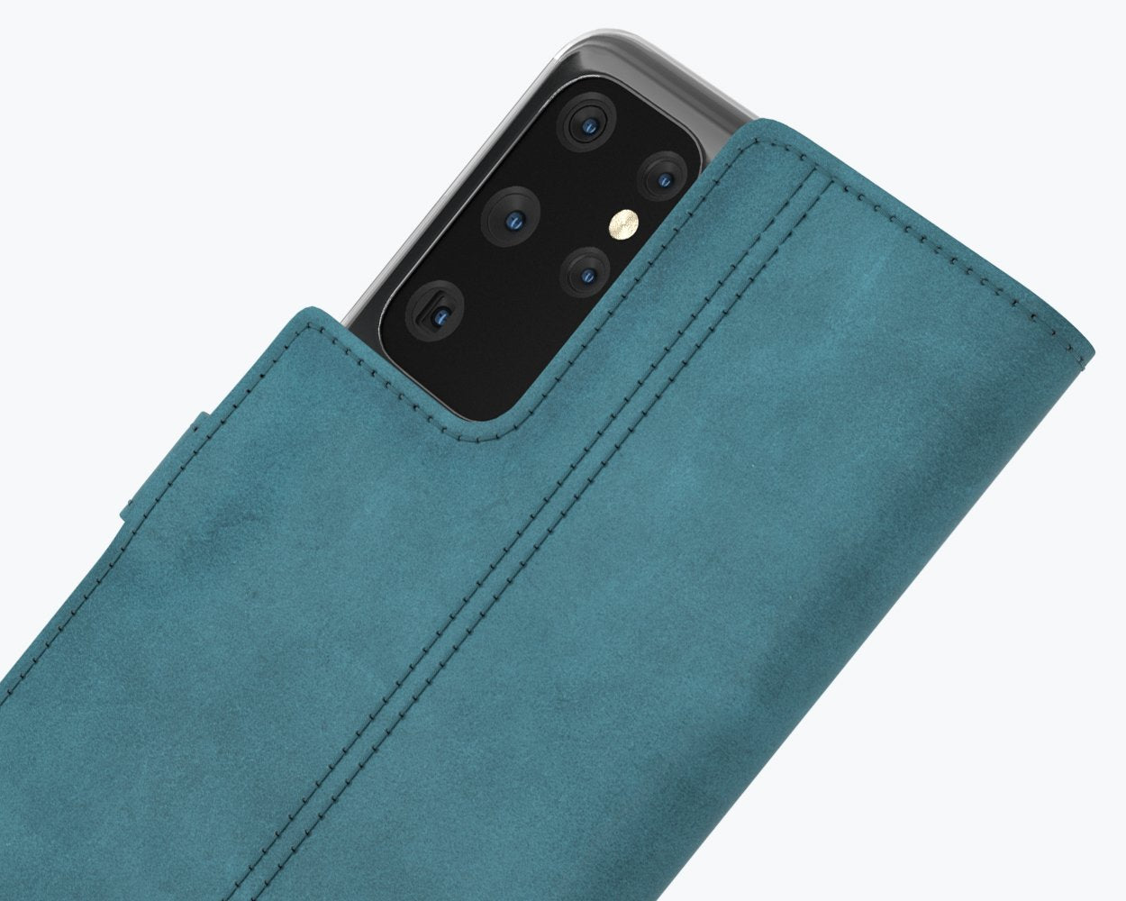 Samsung Galaxy S21 Ultra - Vintage Leather Wallet Phone Case