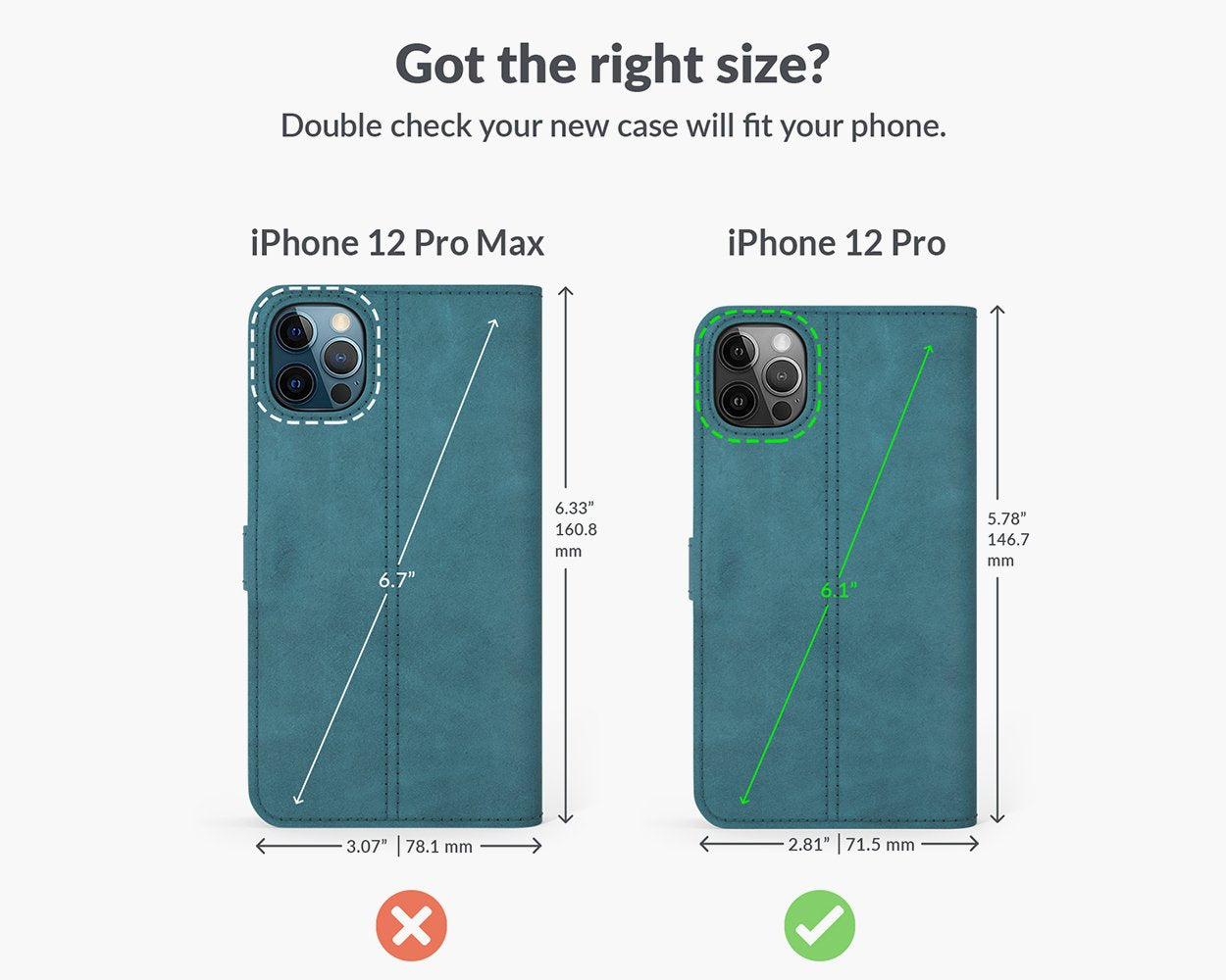 Vintage Lederhülle - Apple iPhone 12 Pro