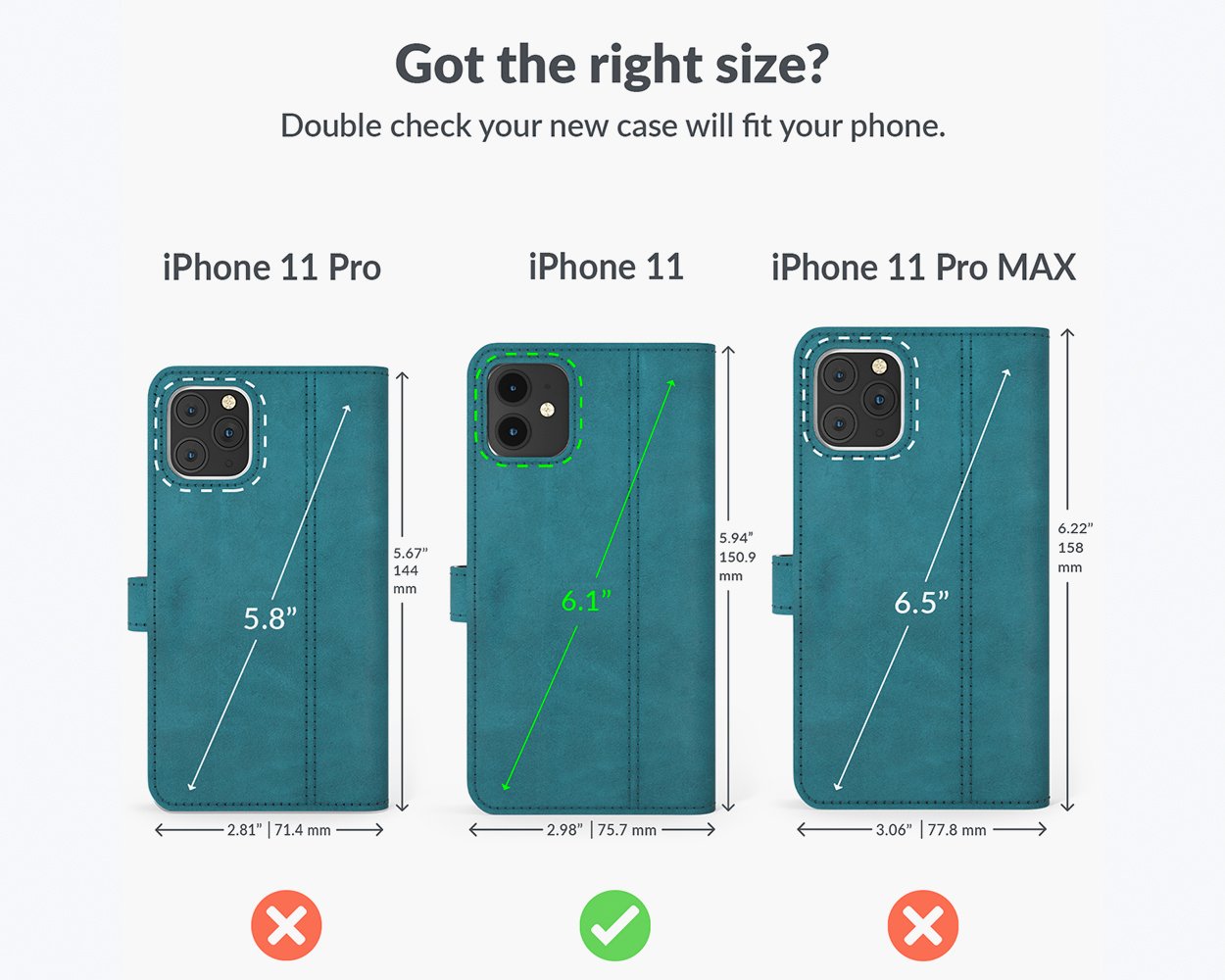 Vintage Lederhülle - Apple iPhone 11