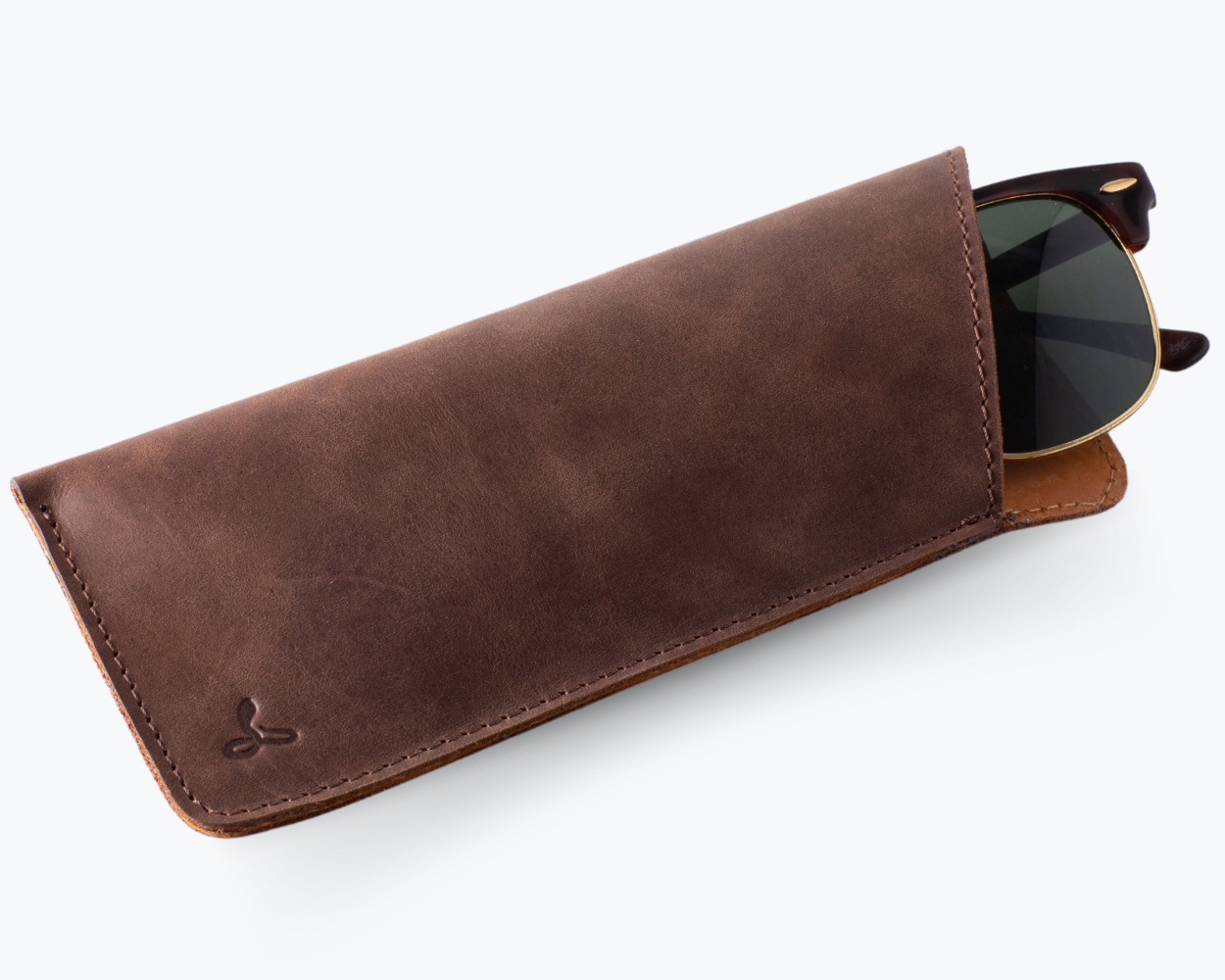 Vintage Leather Glasses Sleeve