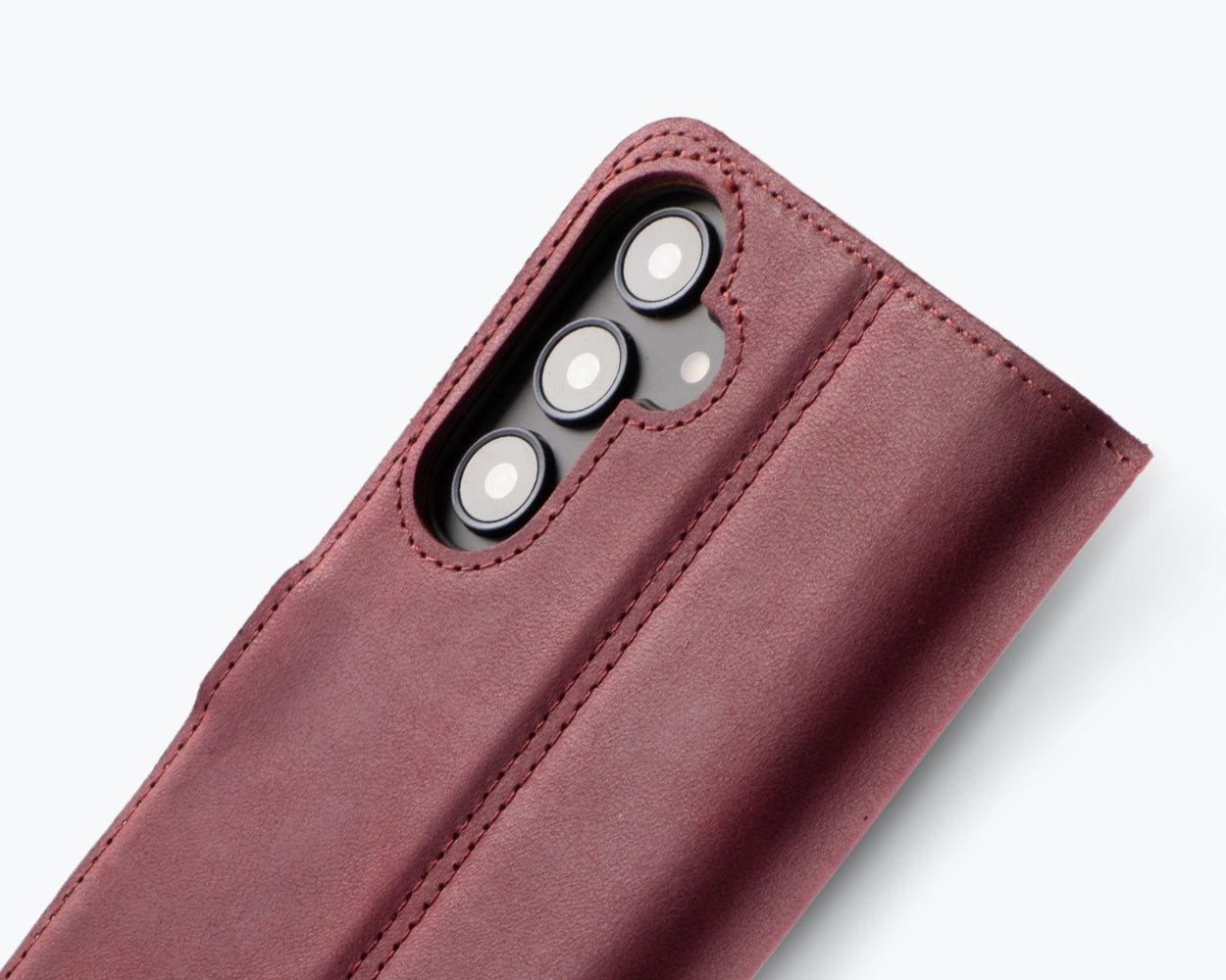 Samsung Galaxy A55 - Vintage Leather Wallet Phone Case