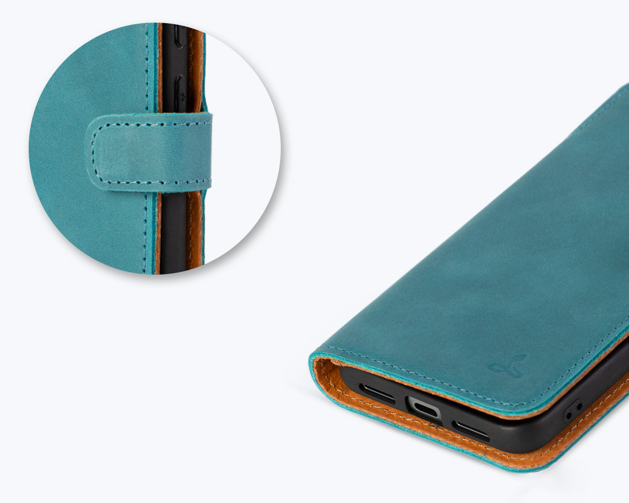 Google Pixel 8 - Vintage Leather Wallet