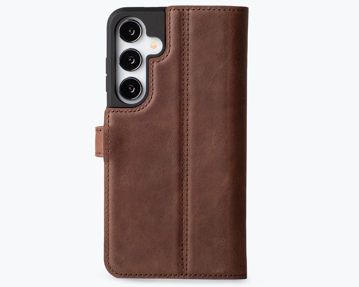 Samsung Galaxy S25 - Vintage Leather Wallet Phone Case