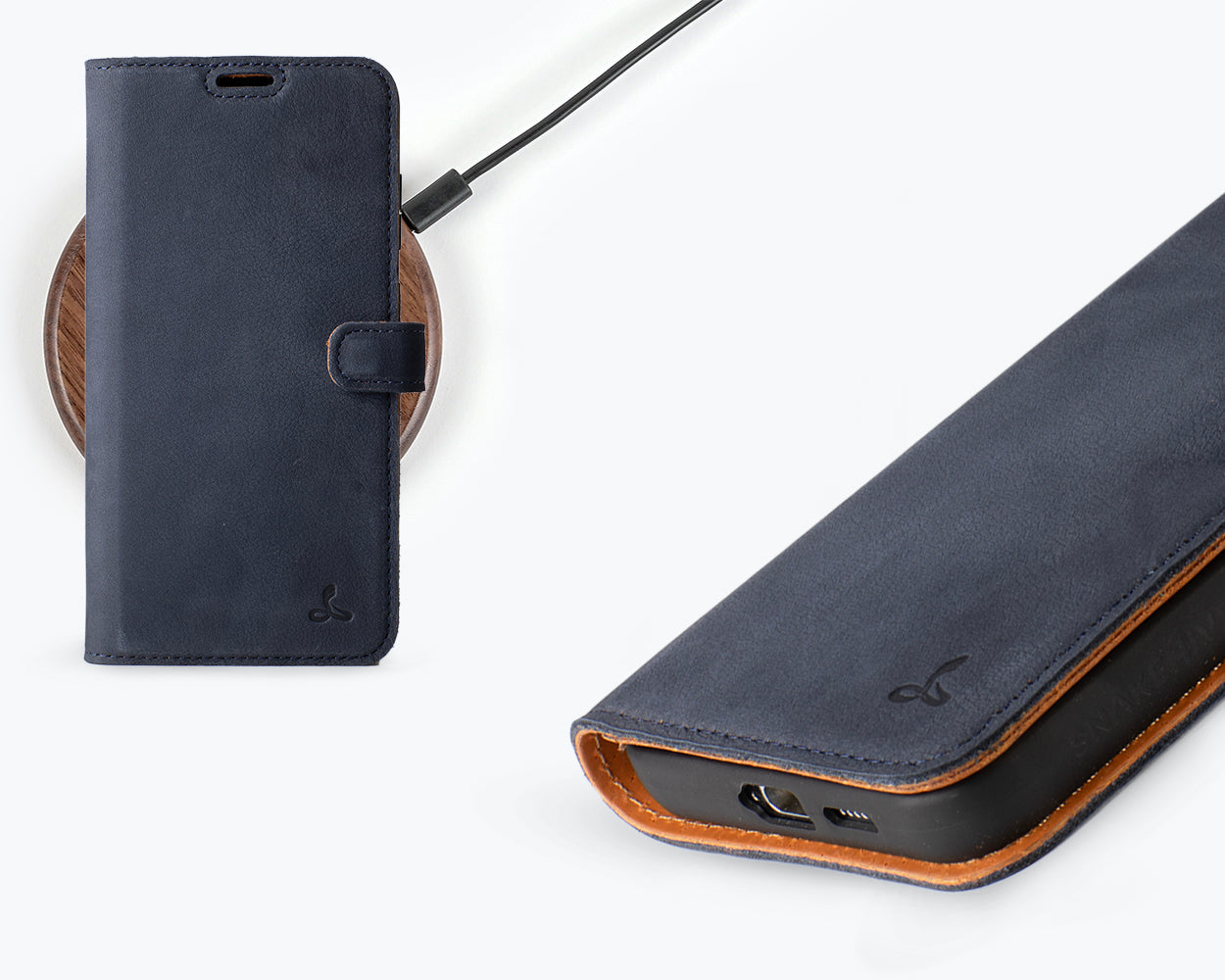 Samsung Galaxy S25 - Vintage Leather Wallet Phone Case