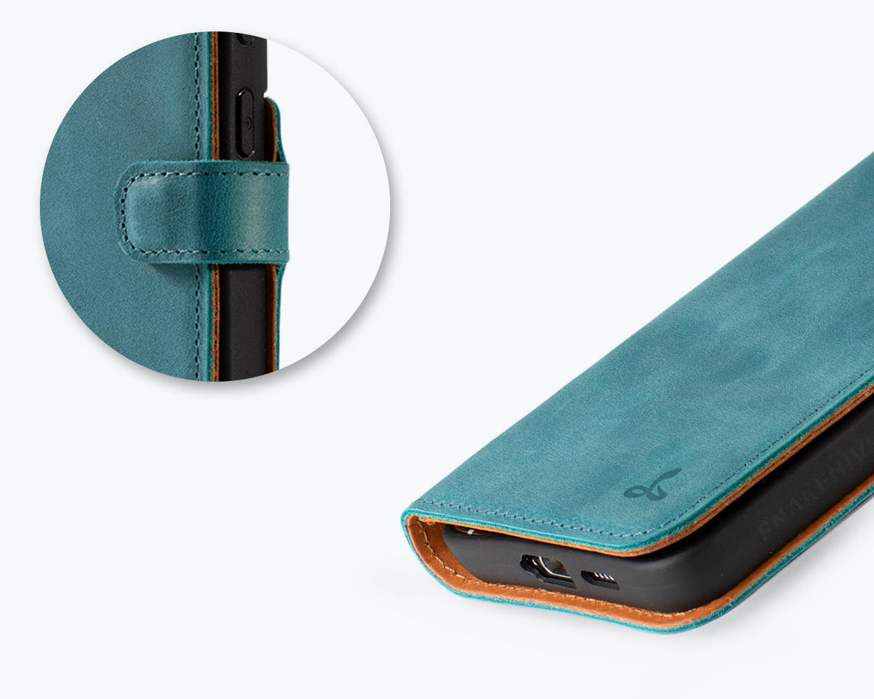Samsung Galaxy S25 - Vintage Leather Wallet Phone Case