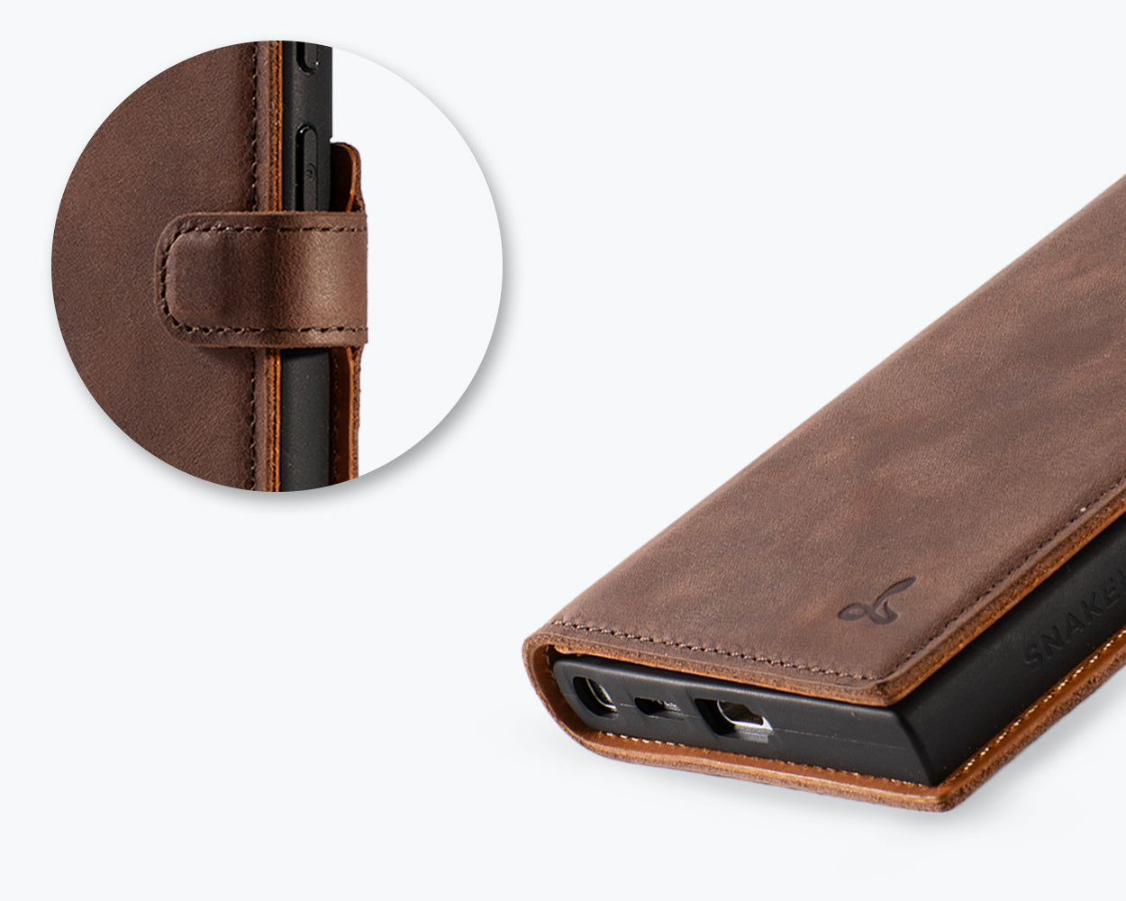 Samsung Galaxy S25 Ultra - Vintage Leather Wallet