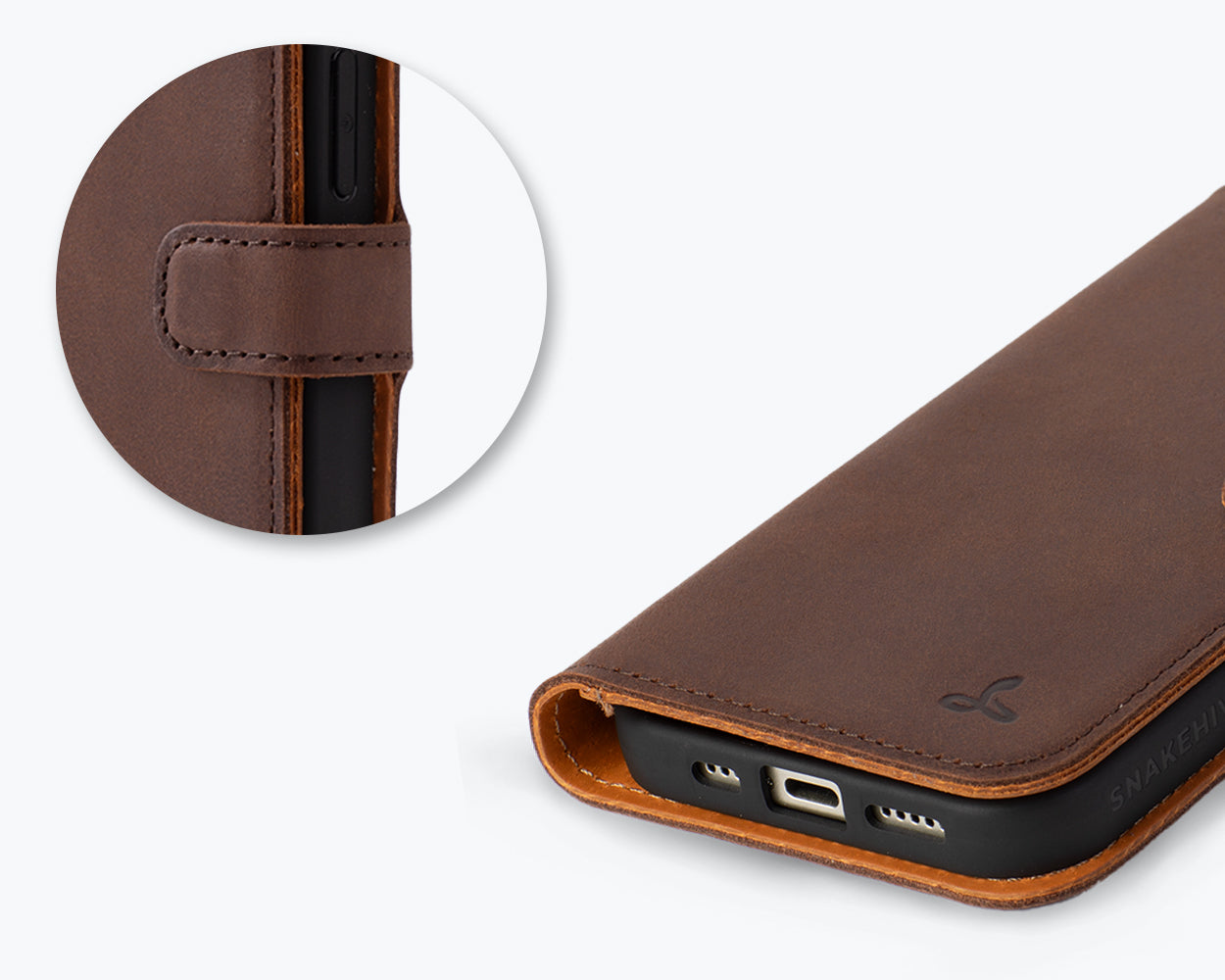 Apple iPhone 16 Pro - Vintage Leather Wallet Phone Case