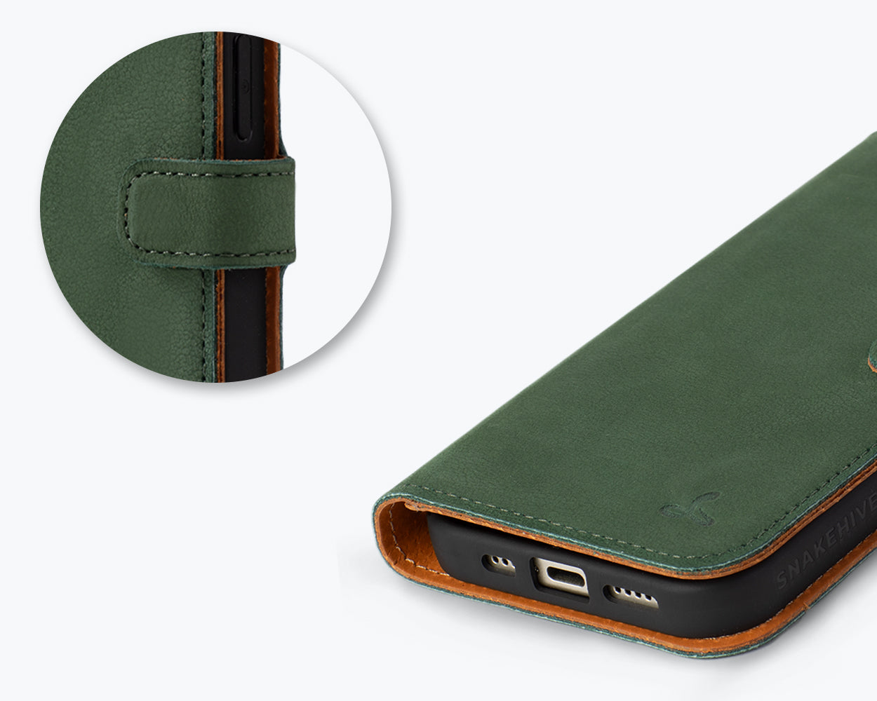 Apple iPhone 16 Plus - Vintage Leather Wallet