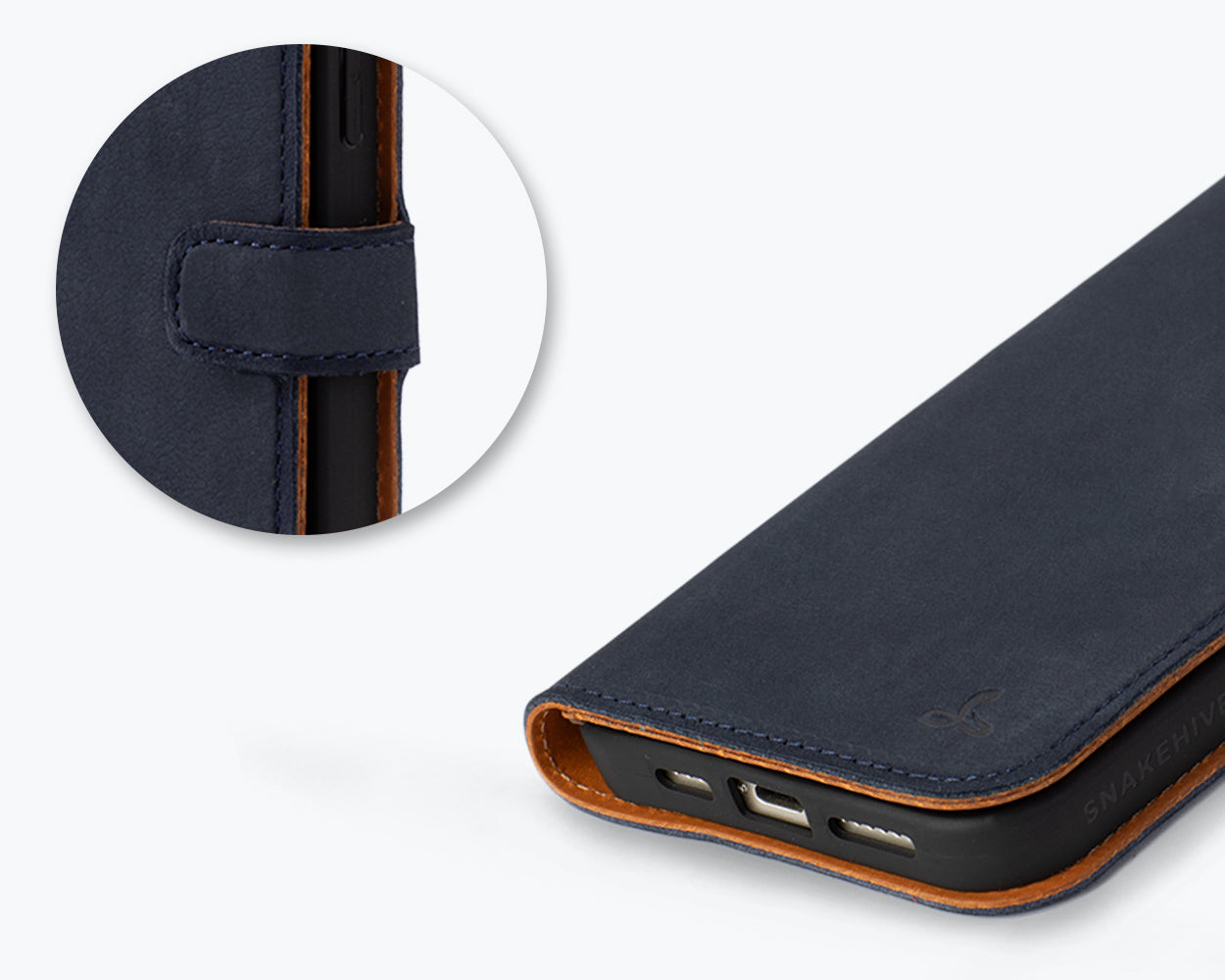 Apple iPhone 15 Plus - Vintage Leather Wallet