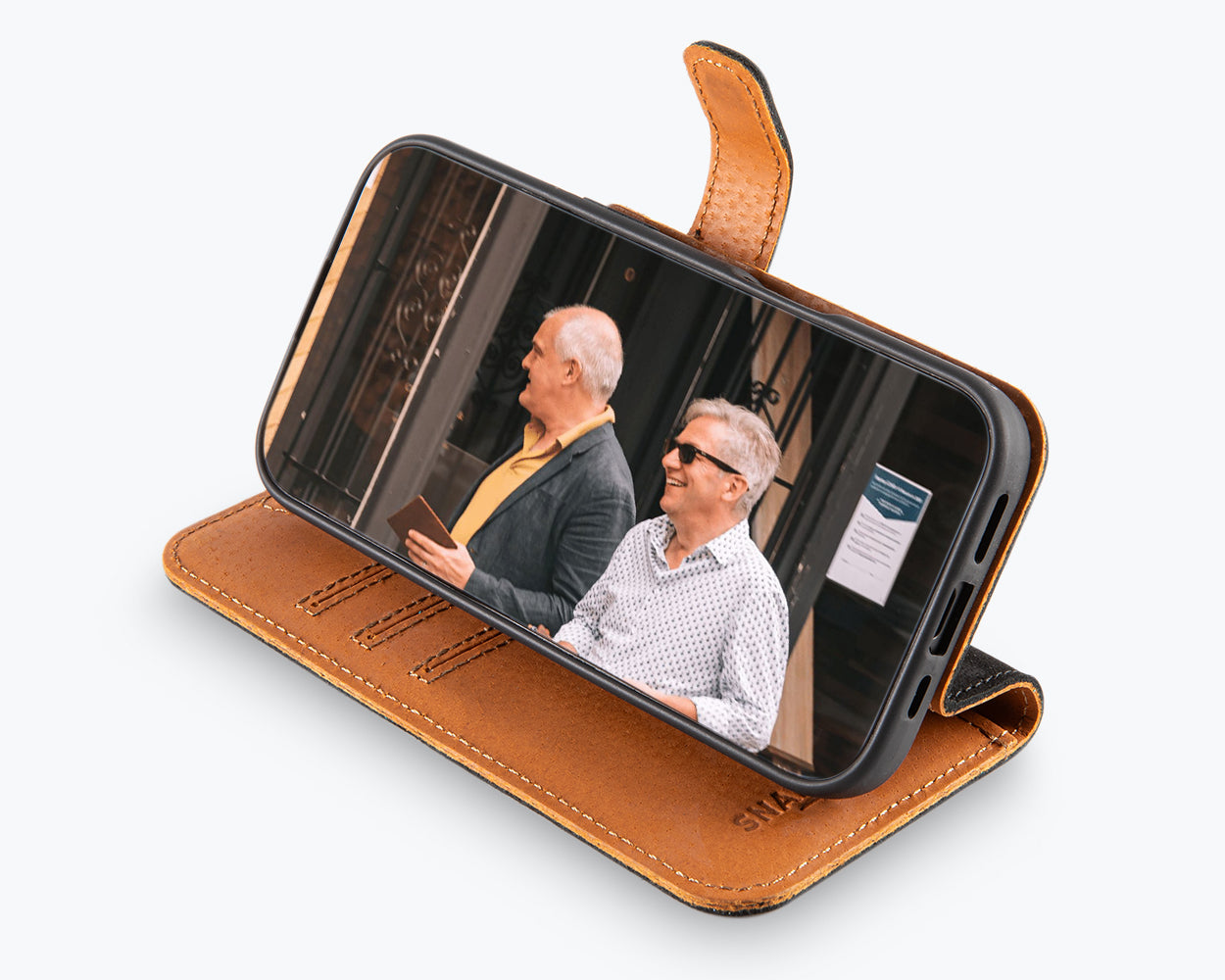 Apple iPhone 16 Plus - Vintage Leather Wallet Phone Case