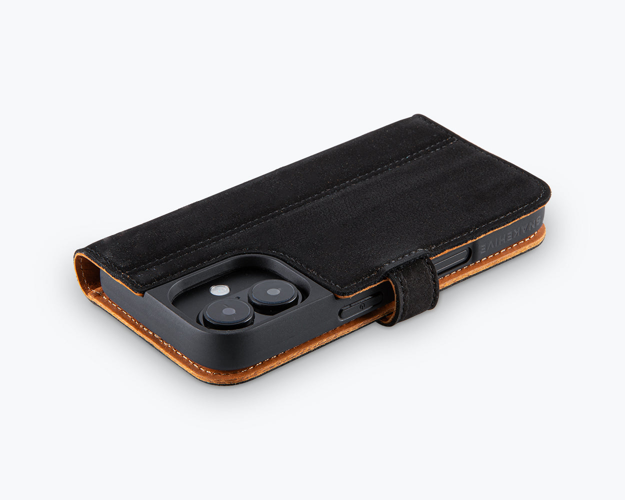 Apple iPhone 16 - Vintage Leather Wallet