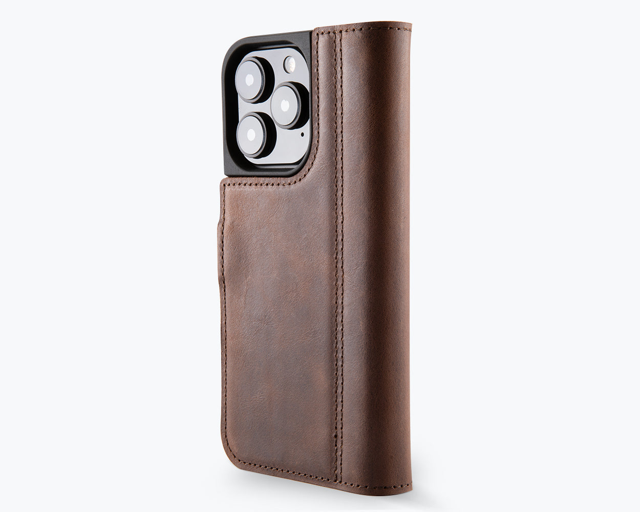 Apple iPhone 16 Pro Max - Vintage Leather Wallet