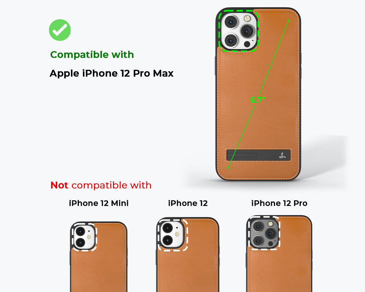Metro Lederhülle - Apple iPhone 12 Pro Max