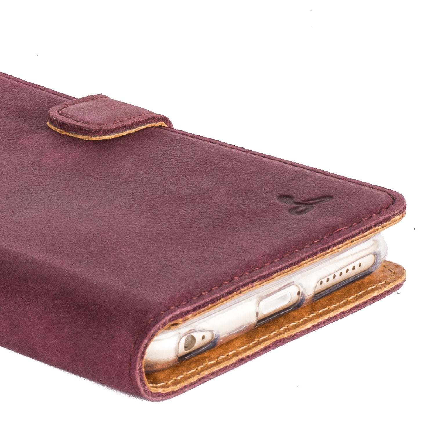 Apple iPhone 6/6S Plus - Vintage Leather Wallet Phone Case
