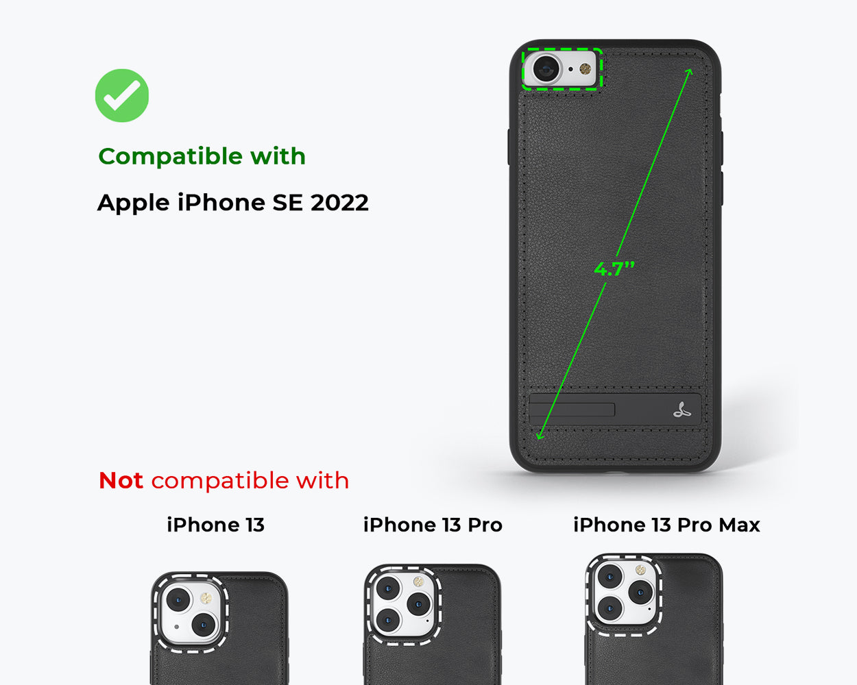 Apple iPhone SE 2022 / 2020 / 8 / 7 - Metro Leather Phone Case