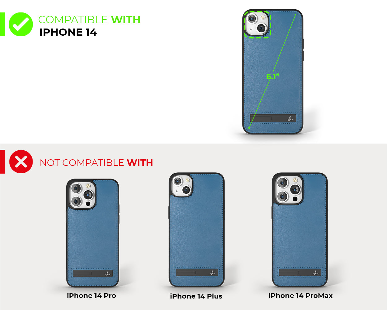 Apple iPhone 14 - Metro Leather Phone Case