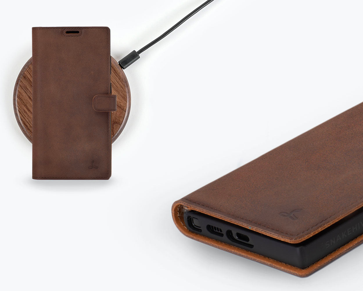Samsung Galaxy S23 Ultra - Vintage Leather Wallet